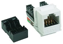 Коннектор модульный Simon Connect Cima/K45 1-м. RJ45 5е белый картинка